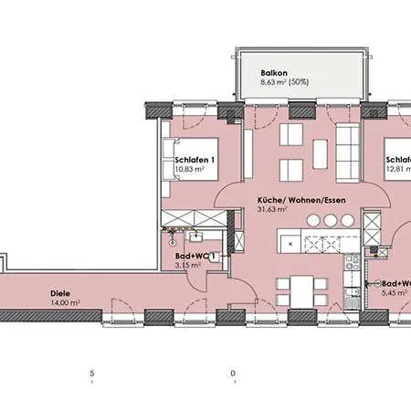 Prora - Apartment Mit Waschmaschine - Hiddensee 4,2 Apartamento Binz